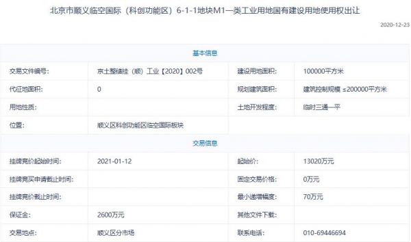 北京101.4亿元挂牌4宗地块 其中3宗不限价-中国网地产