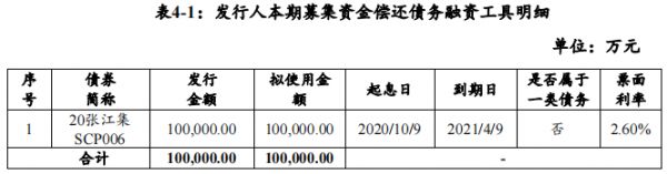 上海张江：拟发行10亿元超短期融资券 用于偿还债务-中国网地产