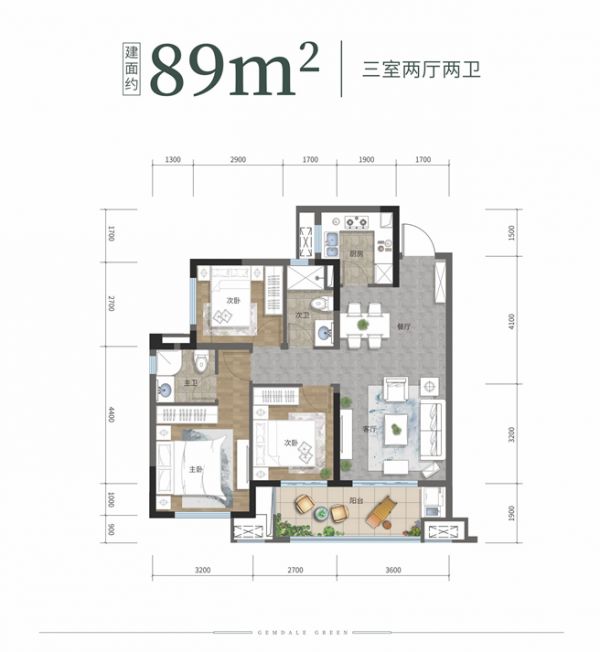 贵阳金地云麓一号建面约76-120㎡带装修地暖房准现房交付在即-中国网地产