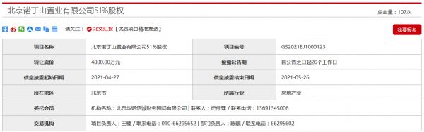 空港股份拟4800万元转让北京诺丁山置业51%股权-中国网地产