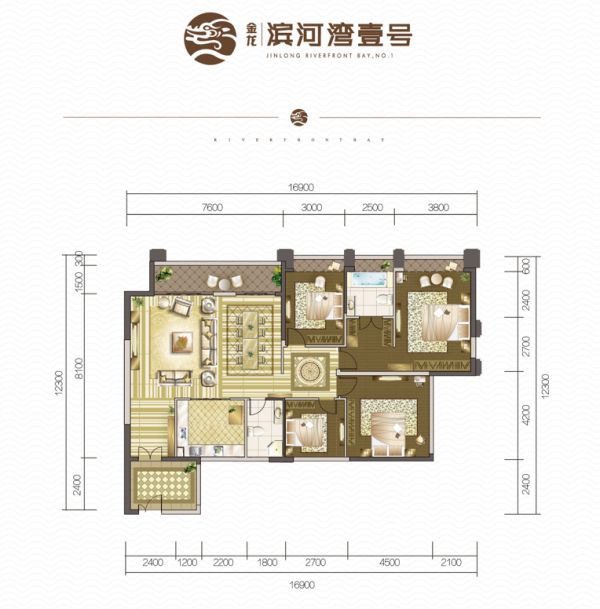 贵阳滨河湾壹号在售约55.75-181.08㎡住宅 每平米15000元起-中国网地产