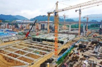 明年6月底试运营!赣深铁路广东段塘厦站站房开工了