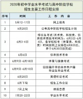 定了!东莞2020中考时间安排表出炉!