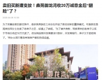无证收钱、肆意违约—鑫苑置业特权挺多!