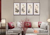 居家客厅挂字画 为何国画花鸟画脱颖而出