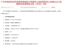 敏捷23.3亿元拿下广州增城区一宗宅地 溢价率14.22%