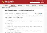 福州年内第三次公租房配租将启动 提供325套房源