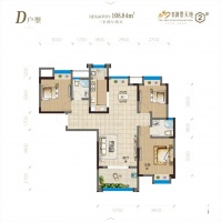 均瑶·御景天地:108㎡央景三房|将人居舒适度进行到底