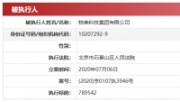 物美科技集团被列为被执行人 执行标的789542元