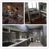 广州橱柜定制这样设计,让厨房收纳空间瞬间翻倍