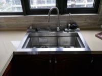 爱尔卡集成水槽的安装与保养