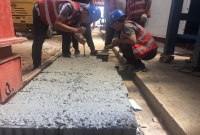 中铁十一局集团有限公司大广C6项目第一片试验梁成功浇筑