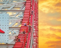 朝天门长江大桥灯饰安装将在国庆节前完成