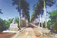 麻涌麻二社区提升景观,完善设施,推动特色精品示范村建设