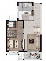 融侨悦城|11xxx元/㎡起,建面约75㎡轻悦小户型来了