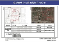 387亩!临沂又一大型建筑用地规划公示!