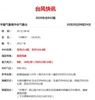 今年第17号台风&ldquo;沙德尔&rdquo;生成!