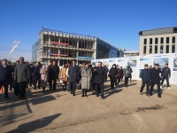 沈阳市铁西区人大主任刘斌赴中建一局承建沈阳项目调研