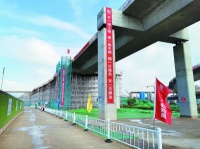 南京长江五桥北接线主体工程完工