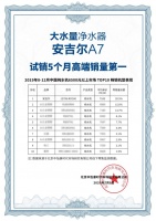 哪个净水器好?安吉尔一骑绝尘领跑全国净水市场