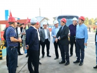 副市长谭可敏莅临调研金轮津桥华府二期施工安全工作