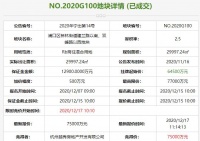 越秀房地产7.5亿元竞得南京1宗商住用地 溢价率16.28%
