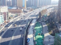 二环东路高架西侧上桥匝道&ldquo;定形&rdquo;,预计月底具备通车条件