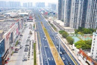 提升赤坎的城区品位,华田路海田东四路至军民大道段建成通车