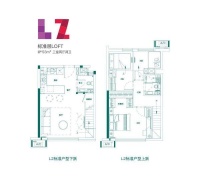 花样年软通幸福万象买一层送一层!二层面积全赠送!