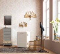 专属的LIFE STYLE,选择高颜值的HCK哈士奇复古冰箱