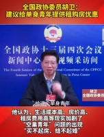 &ldquo;建议给单身青年提供租购房优惠&rdquo; 为何触动很多人神经?