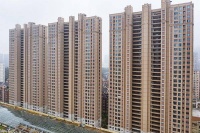 华润真彩石让建筑外立面色粒自然绽放