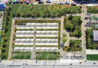 济南地铁2号线八里桥站点新建非机动车停车场