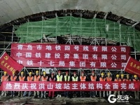 青岛地铁4号线传来重大进展！青银高速李村互通立交6月通车