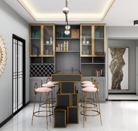 南京餐厅装修,多出的空间做一个餐边柜,好处居然有这么多