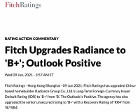 财务审慎杠杆降低，惠誉上调金辉评级至“B+”展望“正面”