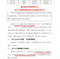 融创房地产：公司所有公司债券均按时、足额偿付本息