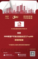 东方雨虹建筑修缮入选“2022房地产开发企业综合实力TOP500首选供应商·建筑修缮系统服务商”