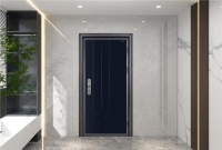 盼盼防盗门2022新品钢木门上市，以艺术之美诠释家的温情