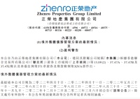正荣地产：预计2022年亏损约125亿-135亿元