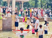 一觉醒来，这个小区的水池变成了“鱼塘”！