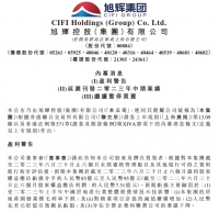 旭辉控股集团：预计2023年上半年净亏85亿元~95亿元