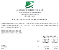 中国奥园2023年上半年归属股东净亏损29.44亿元